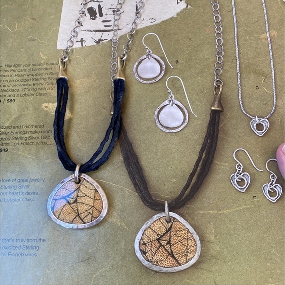 Silpada Bamboo Pendant Necklace N1893
17” long 2”extender - Picture 9 of 9